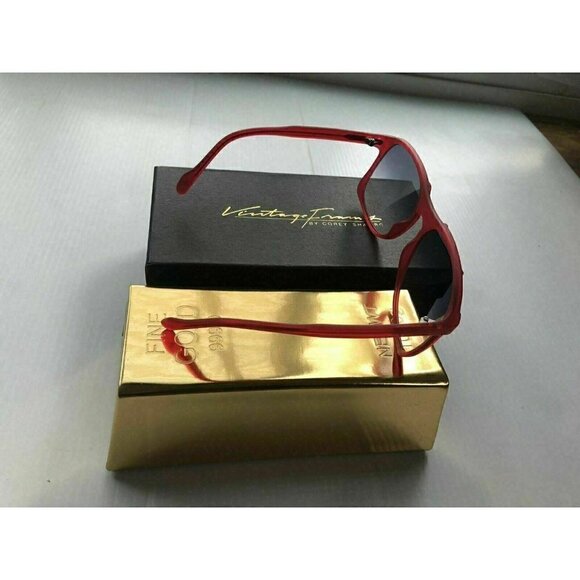 Vintage Frame Company The Creatchman by Corey Shapiro Black Flat Top Sunglasses main image 9